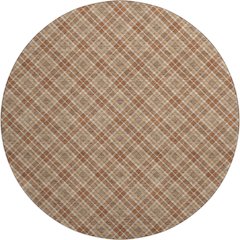 Luxury Washable Indoor/Outdoor Soft Essentials SE3 Orange 8' x 8' Rug