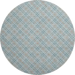 Luxury Washable Indoor/Outdoor Soft Essentials SE3 Teal 8' x 8' Rug