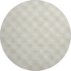 Luxury Washable Indoor/Outdoor Soft Essentials SE3 Gold 8' x 8' Rug