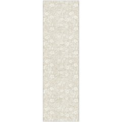 Luxury Washable Indoor/Outdoor Soft Essentials SE4 Brown 2'3" x 7'6" Runner Rug