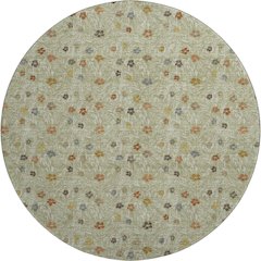 Luxury Washable Indoor/Outdoor Soft Essentials SE4 Green 8' x 8' Rug