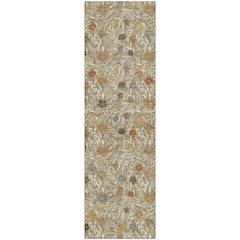 Luxury Washable Indoor/Outdoor Soft Essentials SE4 Brown 2'3" x 7'6" Runner Rug