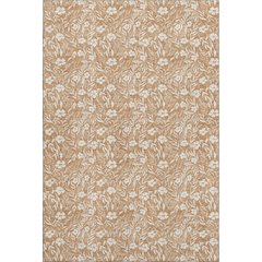 Luxury Washable Indoor/Outdoor Soft Essentials SE4 Orange 2'6" x 3'10" Rug