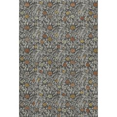 Luxury Washable Indoor/Outdoor Soft Essentials SE4 Gray 2'6" x 3'10" Rug