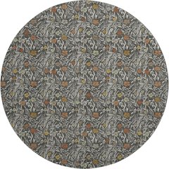 Luxury Washable Indoor/Outdoor Soft Essentials SE4 Gray 8' x 8' Rug