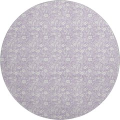Luxury Washable Indoor/Outdoor Soft Essentials SE4 Purple 8' x 8' Rug