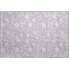 Luxury Washable Indoor/Outdoor Soft Essentials SE4 Purple 1'8" x 2'6" Rug
