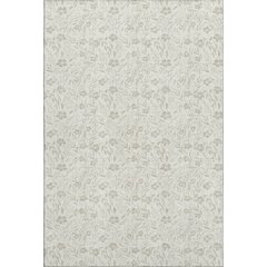Luxury Washable Indoor/Outdoor Soft Essentials SE4 Ivory 2'6" x 3'10" Rug