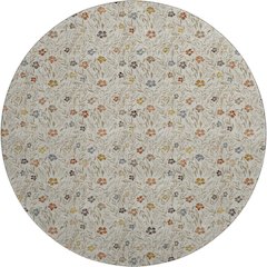 Luxury Washable Indoor/Outdoor Soft Essentials SE4 Ivory 8' x 8' Rug