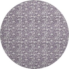 Luxury Washable Indoor/Outdoor Soft Essentials SE4 Purple 8' x 8' Rug