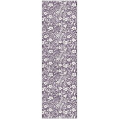 Luxury Washable Indoor/Outdoor Soft Essentials SE4 Purple 2'3" x 7'6" Runner Rug
