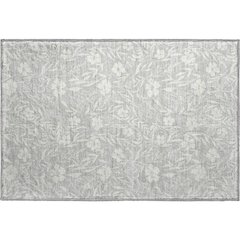 Luxury Washable Indoor/Outdoor Soft Essentials SE4 Gray 1'8" x 2'6" Rug