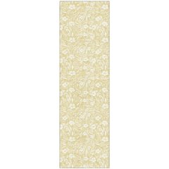 Luxury Washable Indoor/Outdoor Soft Essentials SE4 Gold 2'3" x 7'6" Runner Rug