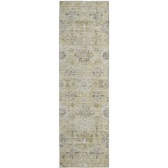 Luxury Washable Indoor/Outdoor Solace Beige 2'3" x 7'6" Runner Rug