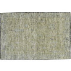 Luxury Washable Indoor/Outdoor Solace Aloe 1'8" x 2'6" Rug