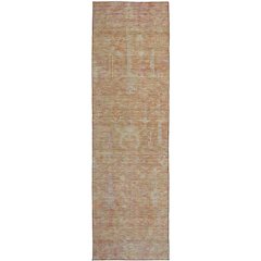 Luxury Washable Indoor/Outdoor Solace Coral 2'3" x 7'6" Runner Rug
