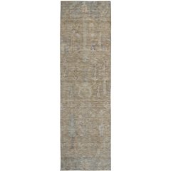 Luxury Washable Indoor/Outdoor Solace Tan 2'3" x 7'6" Runner Rug