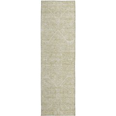 Luxury Washable Indoor/Outdoor Solace Beige 2'3" x 7'6" Runner Rug