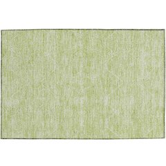 Luxury Washable Indoor/Outdoor Solace Lime 1'8" x 2'6" Rug