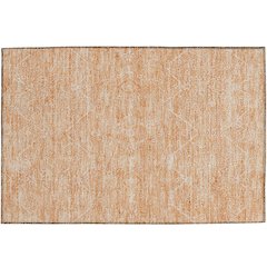 Luxury Washable Indoor/Outdoor Solace Salmon 1'8" x 2'6" Rug
