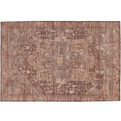 Luxury Washable Indoor/Outdoor Solace Burgundy 1'8" x 2'6" Rug