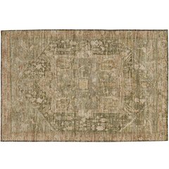 Luxury Washable Indoor/Outdoor Solace Fern 1'8" x 2'6" Rug