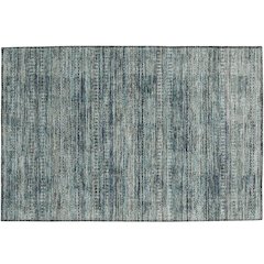 Luxury Washable Indoor/Outdoor Solace Teal 1'8" x 2'6" Rug