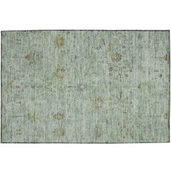 Luxury Washable Indoor/Outdoor Solace Aloe 1'8" x 2'6" Rug