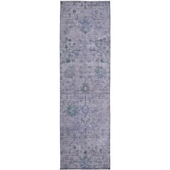 Luxury Washable Indoor/Outdoor Solace Lavender 2'3" x 7'6" Runner Rug