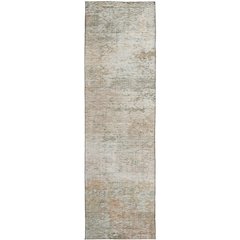 Luxury Washable Indoor/Outdoor Solace Linen 2'3" x 7'6" Runner Rug