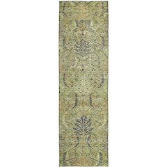Luxury Washable Indoor/Outdoor Solace Aloe 2'3" x 7'6" Runner Rug