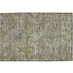 Luxury Washable Indoor/Outdoor Solace Taupe 1'8" x 2'6" Rug