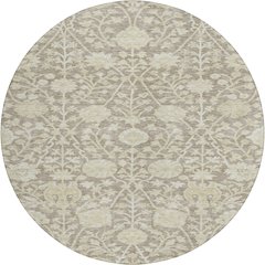 Luxury Washable Indoor/Outdoor Solace Mocha 8' x 8' Round Rug