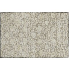 Luxury Washable Indoor/Outdoor Solace Mocha 1'8" x 2'6" Rug