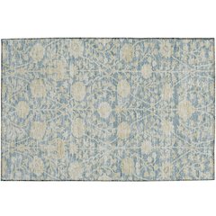 Luxury Washable Indoor/Outdoor Solace Sky 1'8" x 2'6" Rug