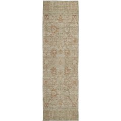 Luxury Washable Indoor/Outdoor Solace Beige 2'3" x 7'6" Runner Rug