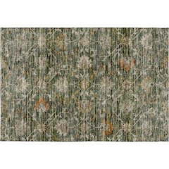 Indoor/Outdoor Silk Road Basil 1'8" x 2'6" Rug