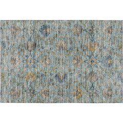 Indoor/Outdoor Silk Road Denim 1'8" x 2'6" Rug