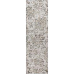 Indoor/Outdoor Silk Road Linen 2'3" x 7'6" Runner Rug