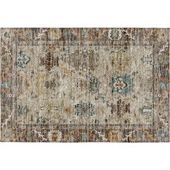 Indoor/Outdoor Silk Road Chocolate 1'8" x 2'6" Rug