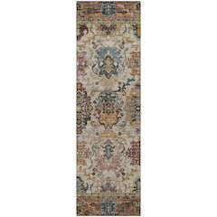 Indoor/Outdoor Silk Road Copper 2'3" x 7'6" Runner Rug