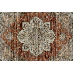 Indoor/Outdoor Silk Road Paprika 1'8" x 2'6" Rug