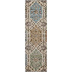 Indoor/Outdoor Silk Road Linen 2'3" x 7'6" Runner Rug