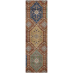 Indoor/Outdoor Silk Road Paprika 2'3" x 7'6" Runner Rug