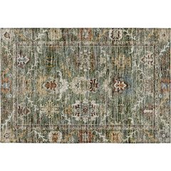 Indoor/Outdoor Silk Road Basil 1'8" x 2'6" Rug