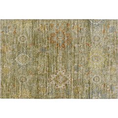 Indoor/Outdoor Silk Road Sage 1'8" x 2'6" Rug