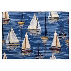 Indoor/Outdoor Harpswell AHP38 Blue Washable 1'8" x 2'6" Rug