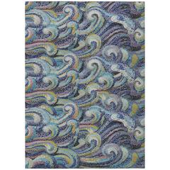 Indoor/Outdoor Seabreeze SZ14 Ink Washable 2'6" x 3'10" Rug