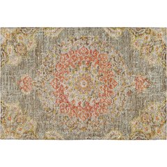 Luxury Washable Indoor/Outdoor Tabrook Brown 1'8" x 2'6" Rug