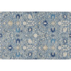 Luxury Washable Indoor/Outdoor Tabrook Denim 1'8" x 2'6" Rug